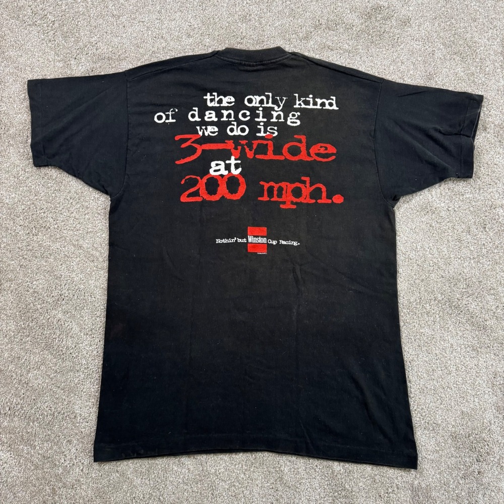 Vintage 1996 Winston Cup Racing Shirt Mens XL FOTL 200 MPH Pocket T-Shirt